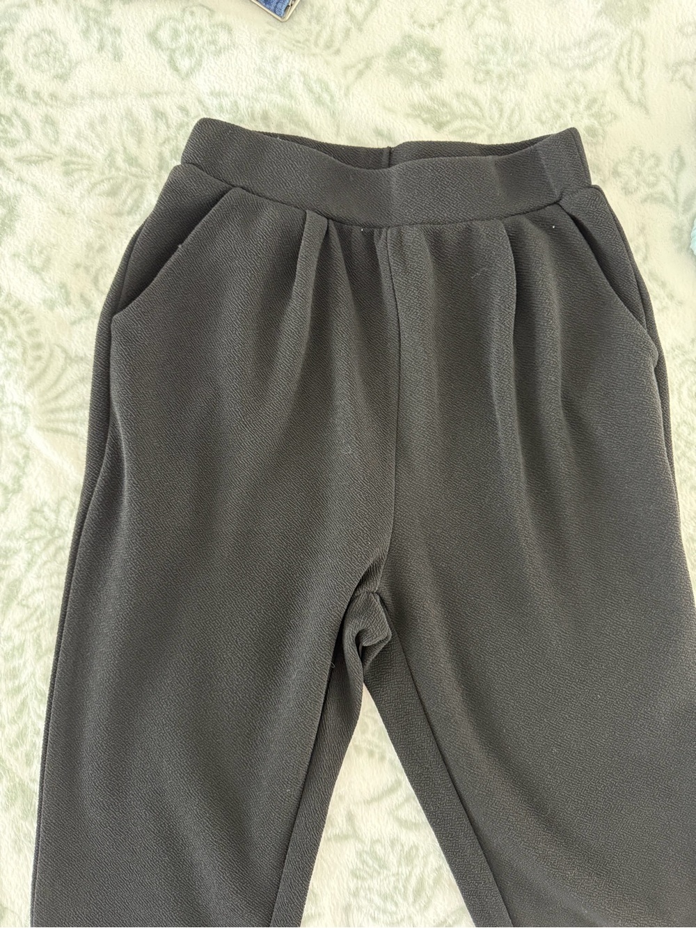Black Pull-On Pants